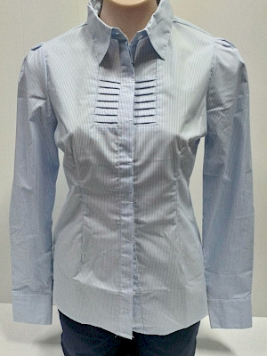 Ladies Berlin Striped 3/4 Sleeved Shirt